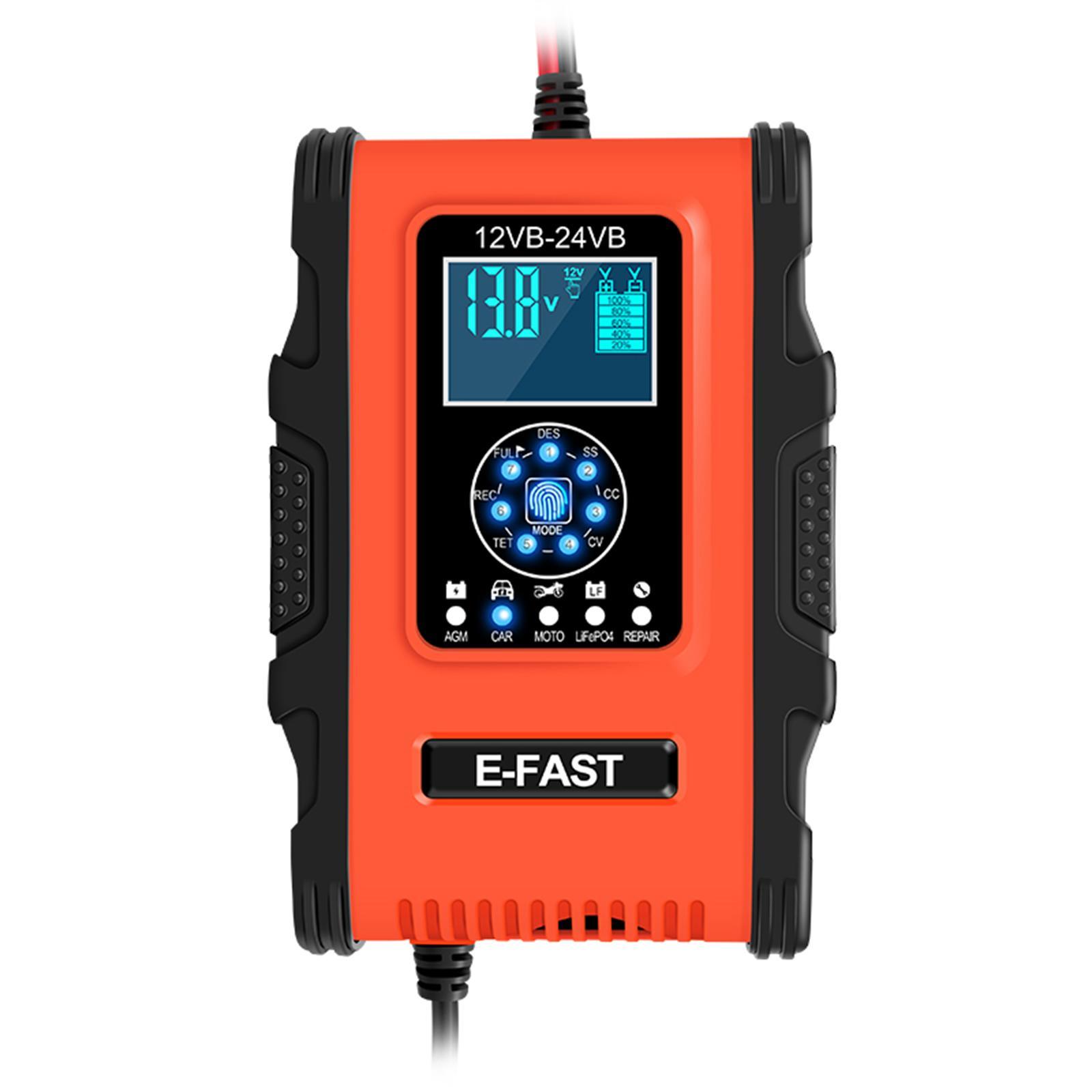 Smart Car Battery Charger 24V 6A Power Automatic Motorcycle Charging