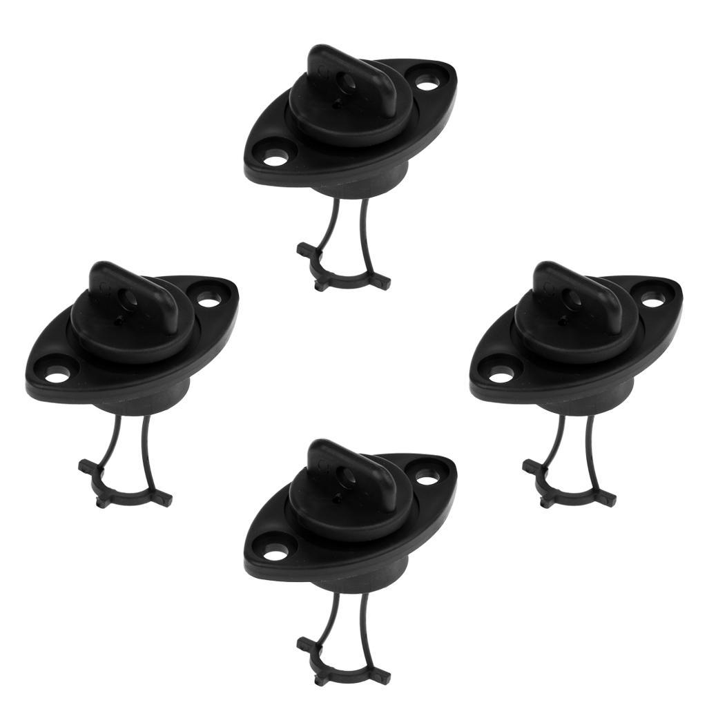 6 Pieces Durable  Kayak Canoe Boat Scupper  Screw Stopper Drain Bung Replacement