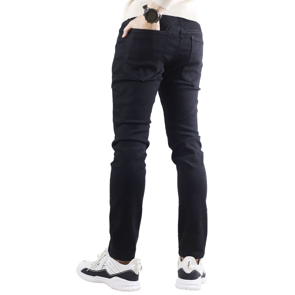 Quần Jeans Đen Nam Skinny Ôm Body Chất Co Giãn SZone SQ602 