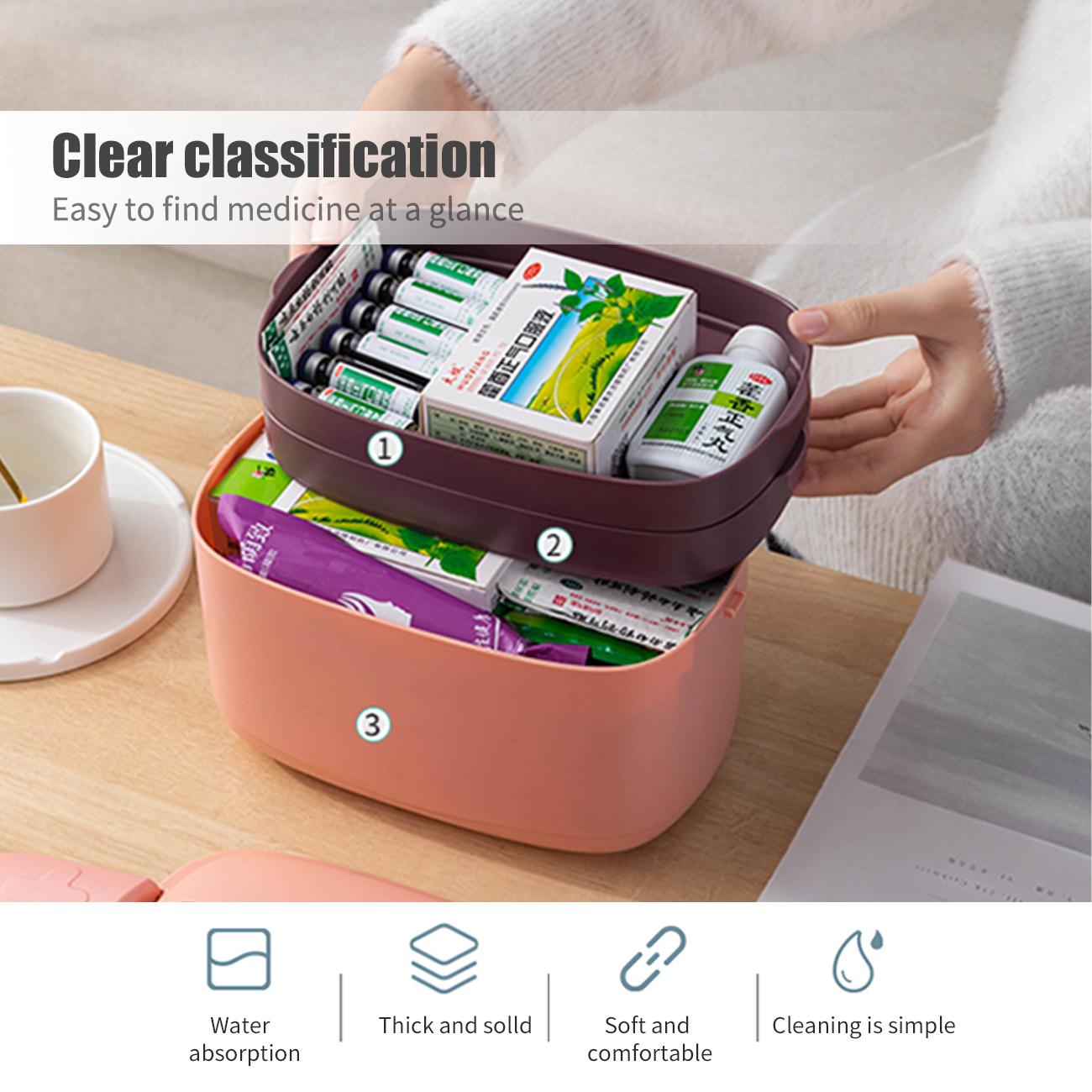 Hộp Đựng Thuốc Nhiều Ngăn Chống Ẩm Mốc Tiện Dụng