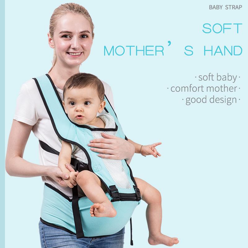 Mùa Hè Công Thái Học Cho Bé Trẻ Sơ Sinh Hipseat Carrier 3 Trong 1 Mặt Trước Công Thái Kangaroo Quấn Bé Sling