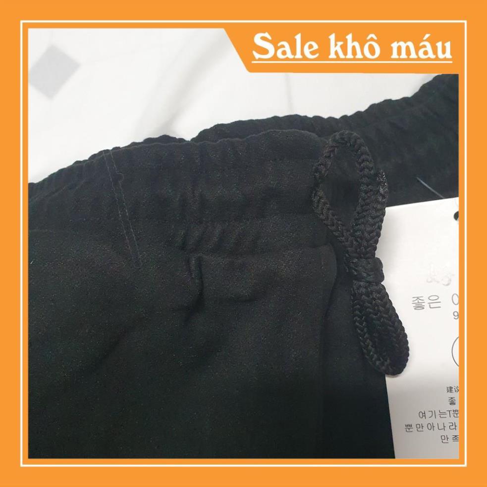 Quần Baggy Dạ Hàn , quần dài bo gấu M1