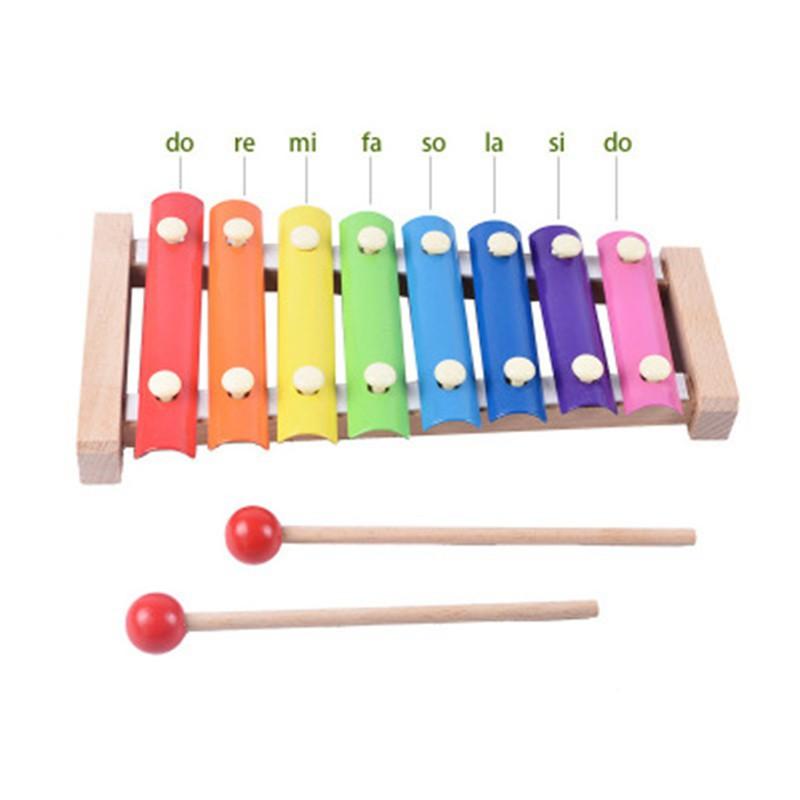 Đàn Xylophone Đàn gõ 8 thanh Đàn mộc cầm phát triển khả năng thính giác