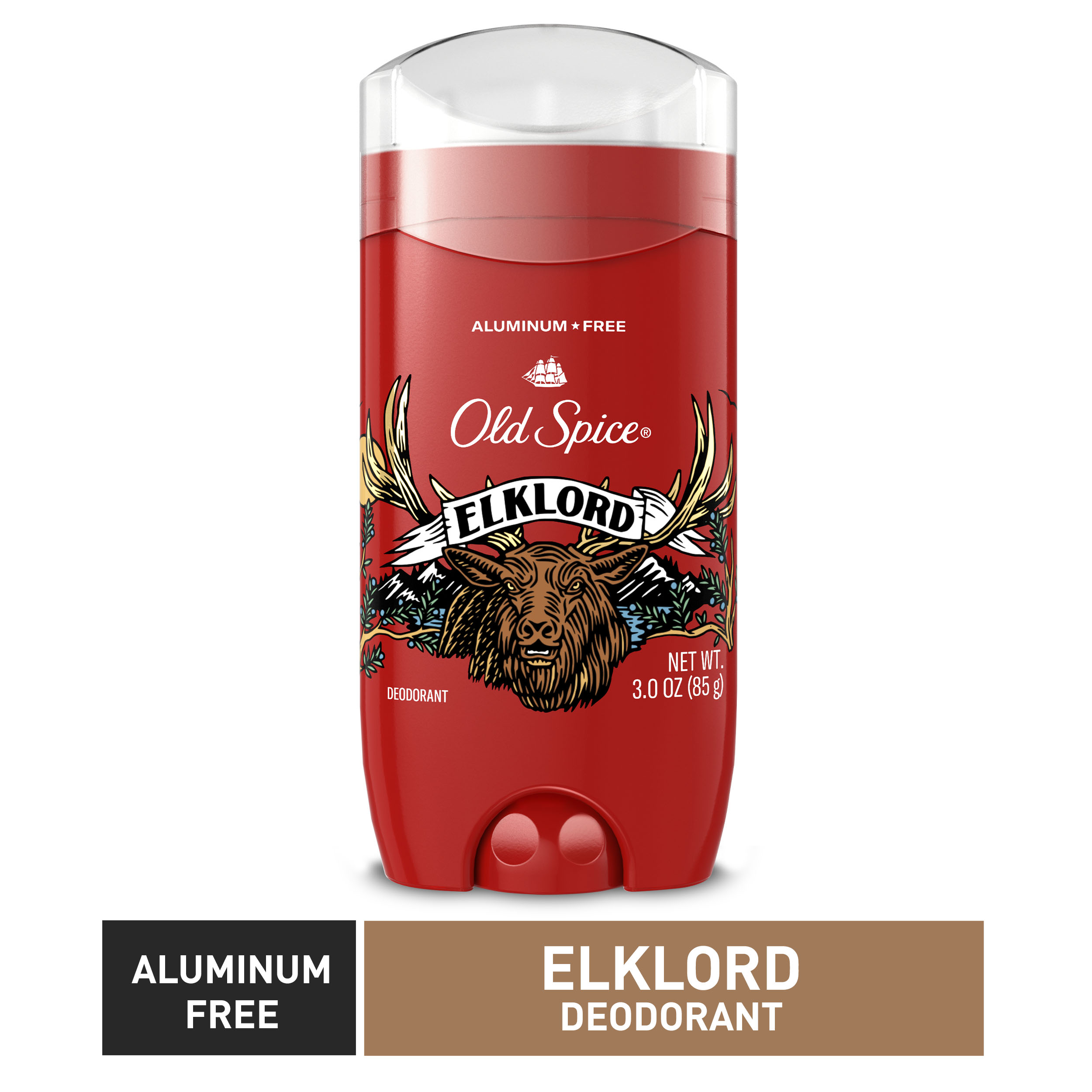 Lăn Khử Mùi Old Spice Wild Collection Elklord Aluminum-Free 85Gr( không có tem phụ-không xuất hóa đơn đỏ )