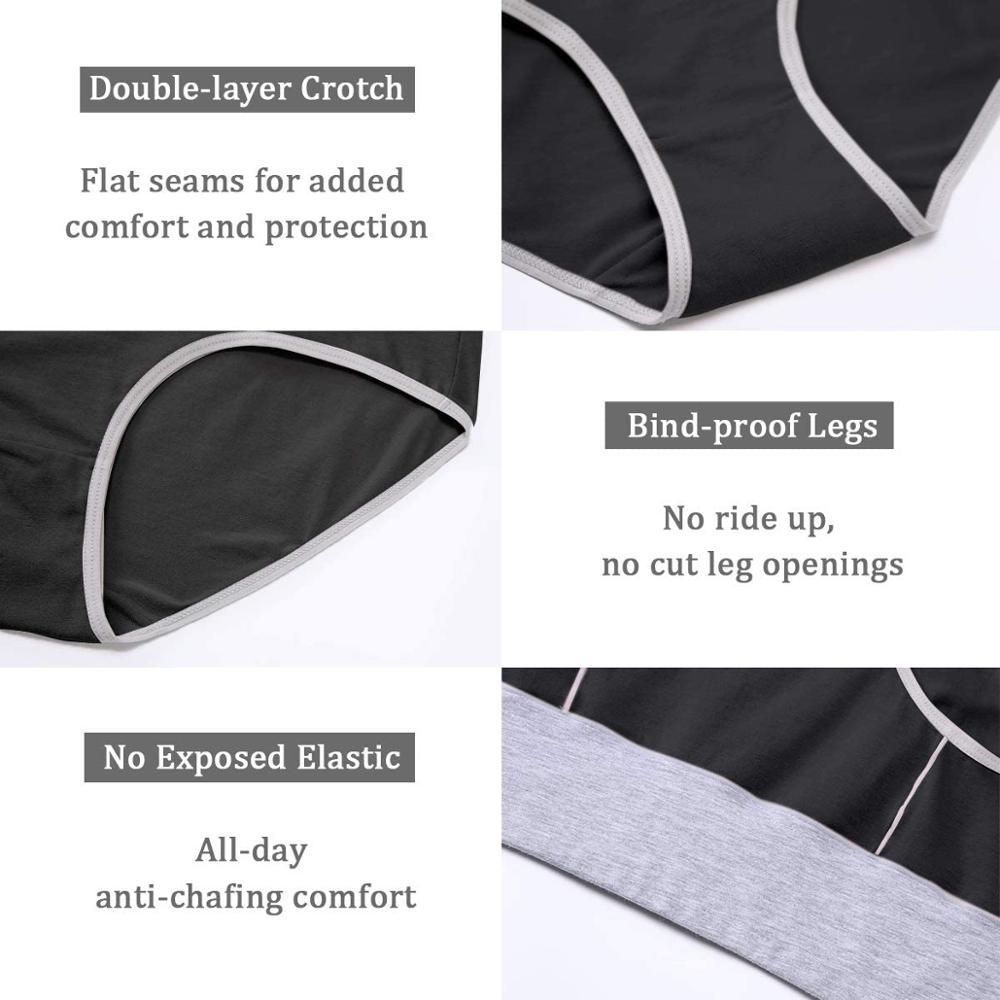 5 Cái/lốc Liền Mạch Cao Cấp Nữ Quần Lót Màu Đen Đơn Giản Quần Lót Cotton Hông-Nâng Quần Lót Cho Nữ