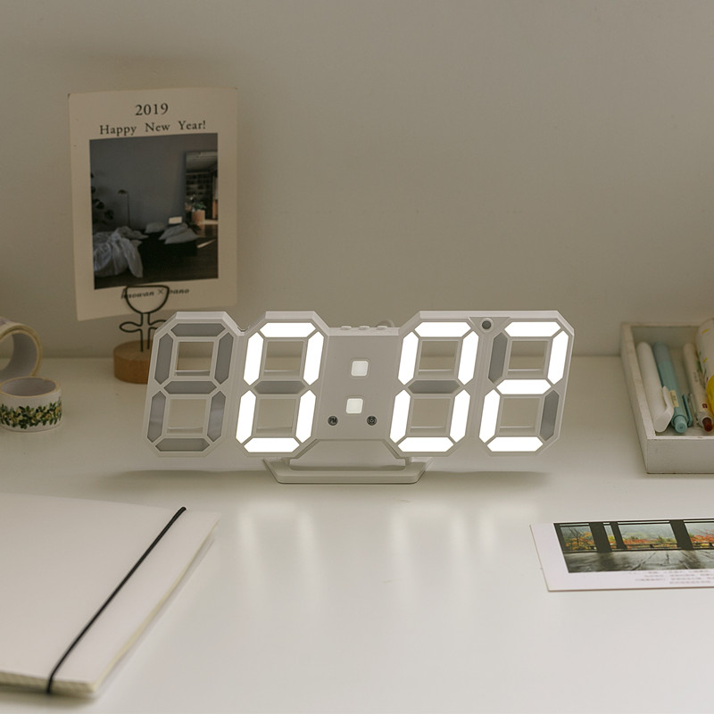 Đồng hồ LED ATENS kiểu dáng hiện đại đa chức năng trang trí nhà cửa sang trọng