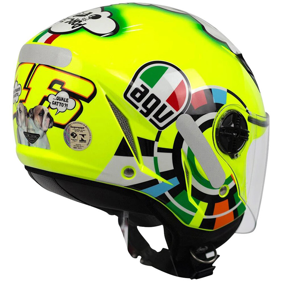 Nón Bảo Hiểm Blade AGV E2205 Top DD Misano 2011 - Hàng Chính Hãng