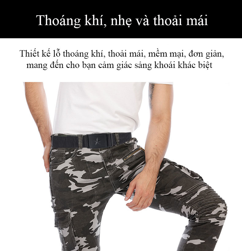 Thắt lưng/ dây nịt thiết kế vải cao cấp đep, thời thượng , trẻ trungn cá tính, phong cách -  mã S5C