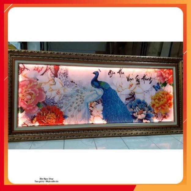 Tranh Đính Đá CÔNG GIA HÒA VẠN SỰ HƯNG
