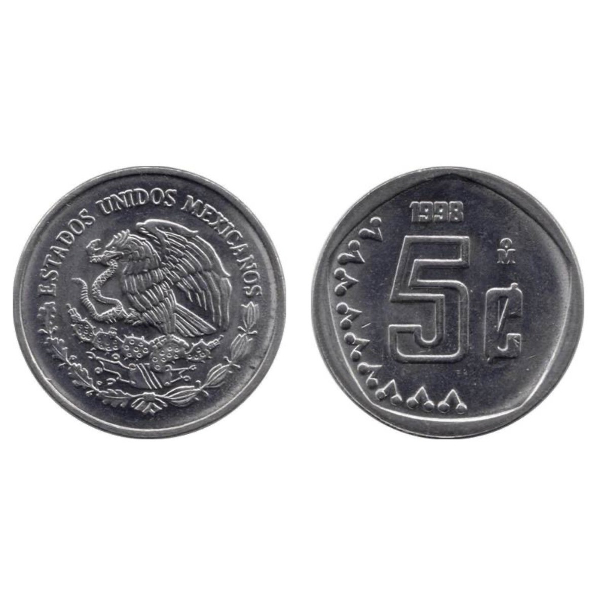 Xu quốc gia Bắc Mỹ 5 cent Mexico