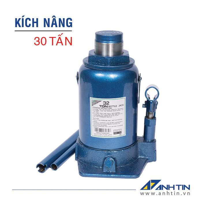 Con đội 30 tấn | Kích nâng xe ô tô xe tải | Kích thủy lực | 30 tấn | Chiều cao nâng 145mm