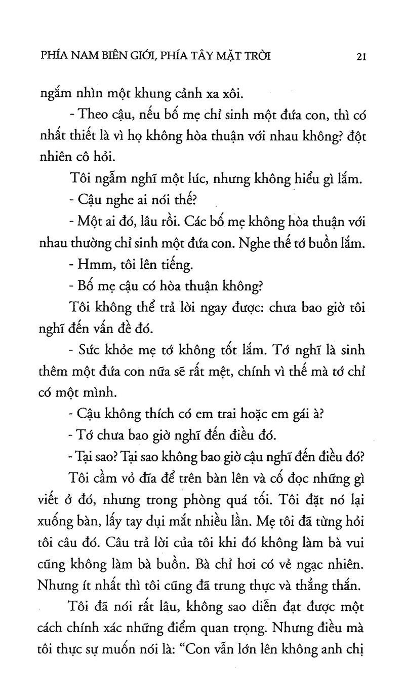 Phía Nam Biên Giới, Phía Tây Mặt Trời (Tái Bản 2018)