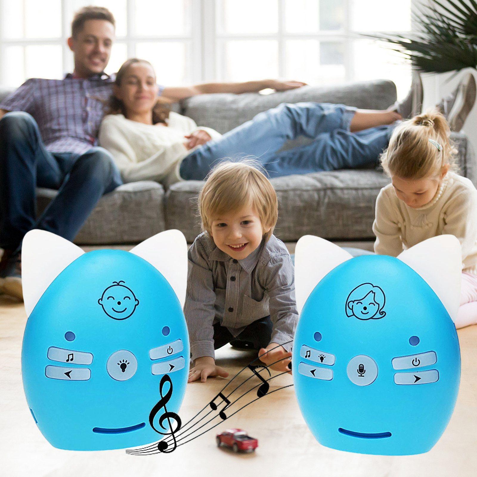 Wireless Baby Monitor Baby Portable Crystal Clear Cry Blue UK Plug