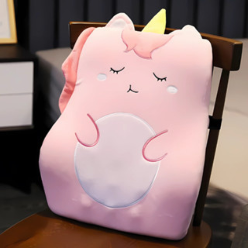 Gối tựa lưng ô tô cao su non giảm đau nhức lưng A - giao màu ngẫu nhiên