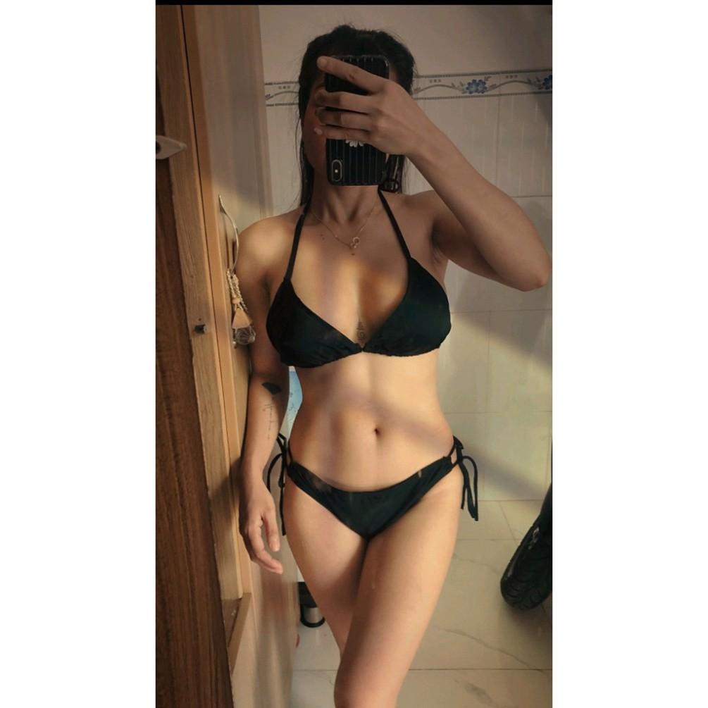 freeship Bikini tam giác đen VATIXA BKN26 ĐEN