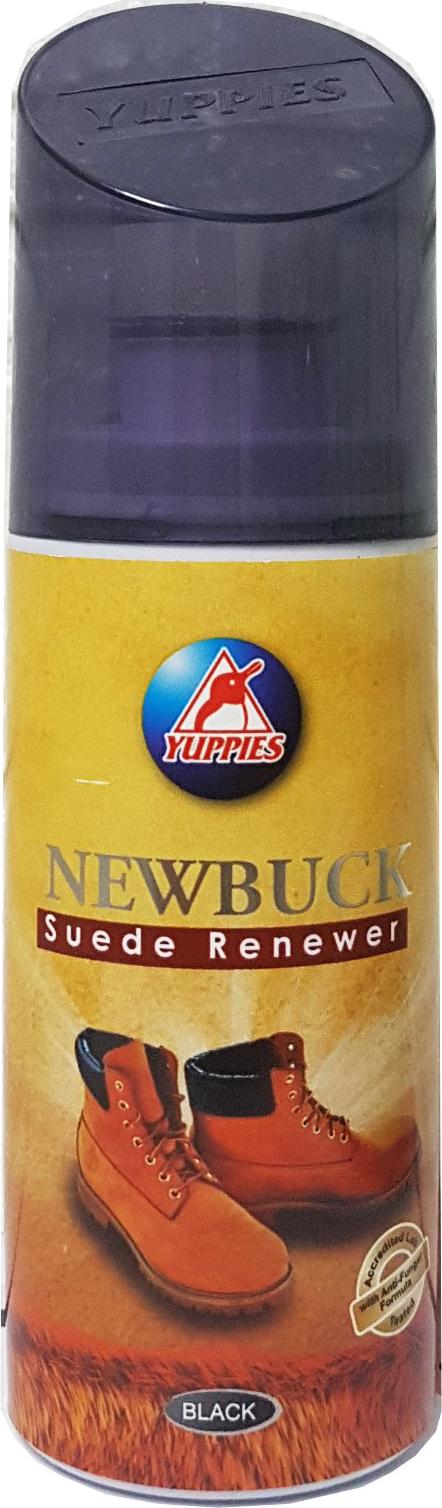 Xi đánh giày da lộn đen YUPPIES Newbuck Suede Renewer 75ml - Black (Malaysia)