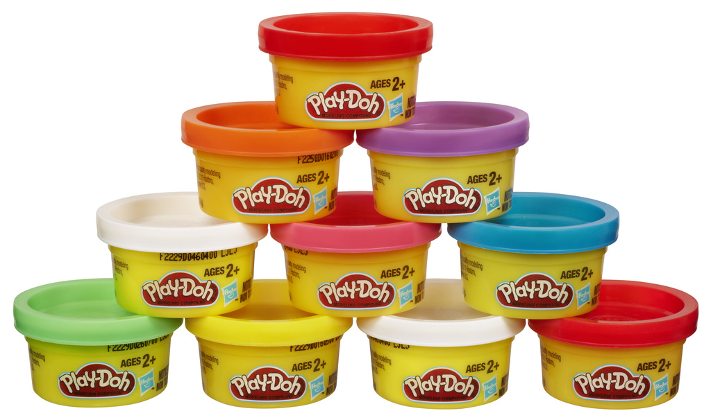 Bộ đồ chơi ống đất nặn 10 màu Play-Doh