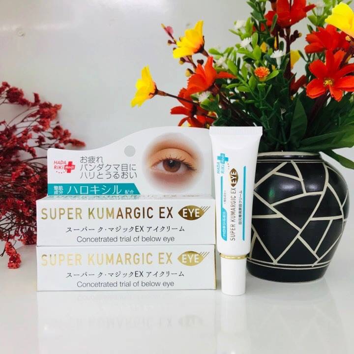 Kem trị thâm quầng mắt, bọng măt, mờ nếp nhăn Colagen Super Kumagic EX Nhật Bản 20g