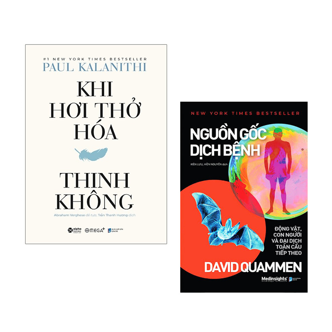 Combo 2 Cuốn Sách Hay Về Ngành Y: Khi Hơi Thở Hóa Thinh Không  + Nguồn Gốc Dịch Bệnh