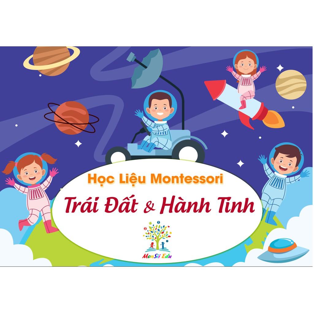 Trái Đất Và Hành Tinh - Học liệu Montessori