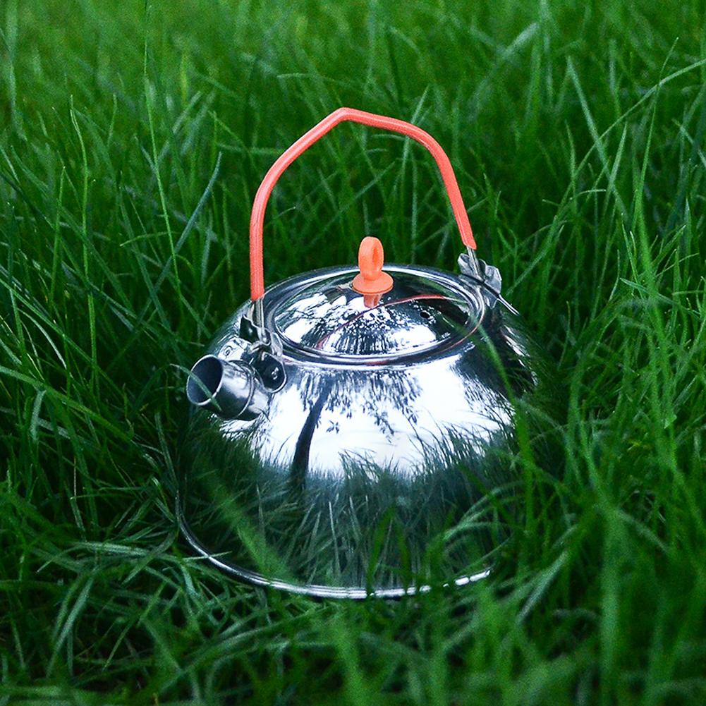 Ấm Trà Nhỏ Bằng Thép Không Gỉ Di Động 0.6L