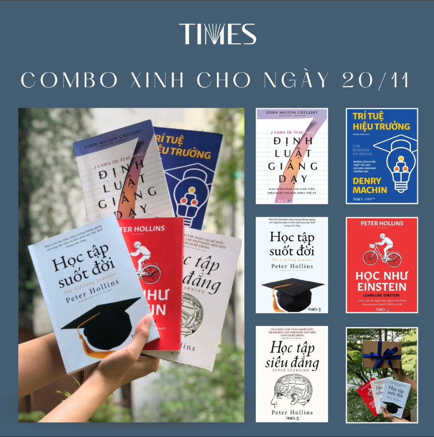 Combo sách học tập Times books