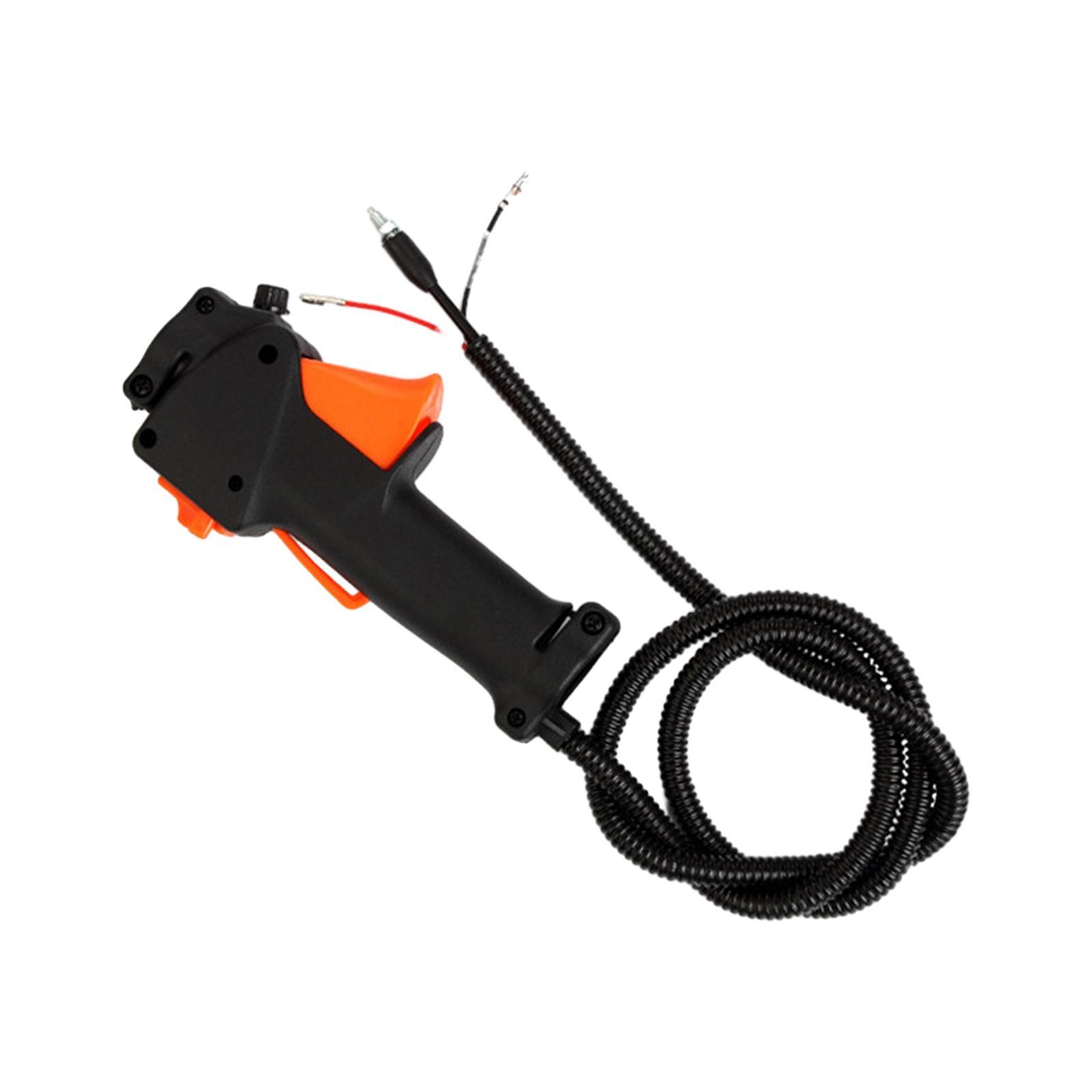Brush Cutter Strimmer Handle Switch Throttle Cable for Backpack Grass Cutter
