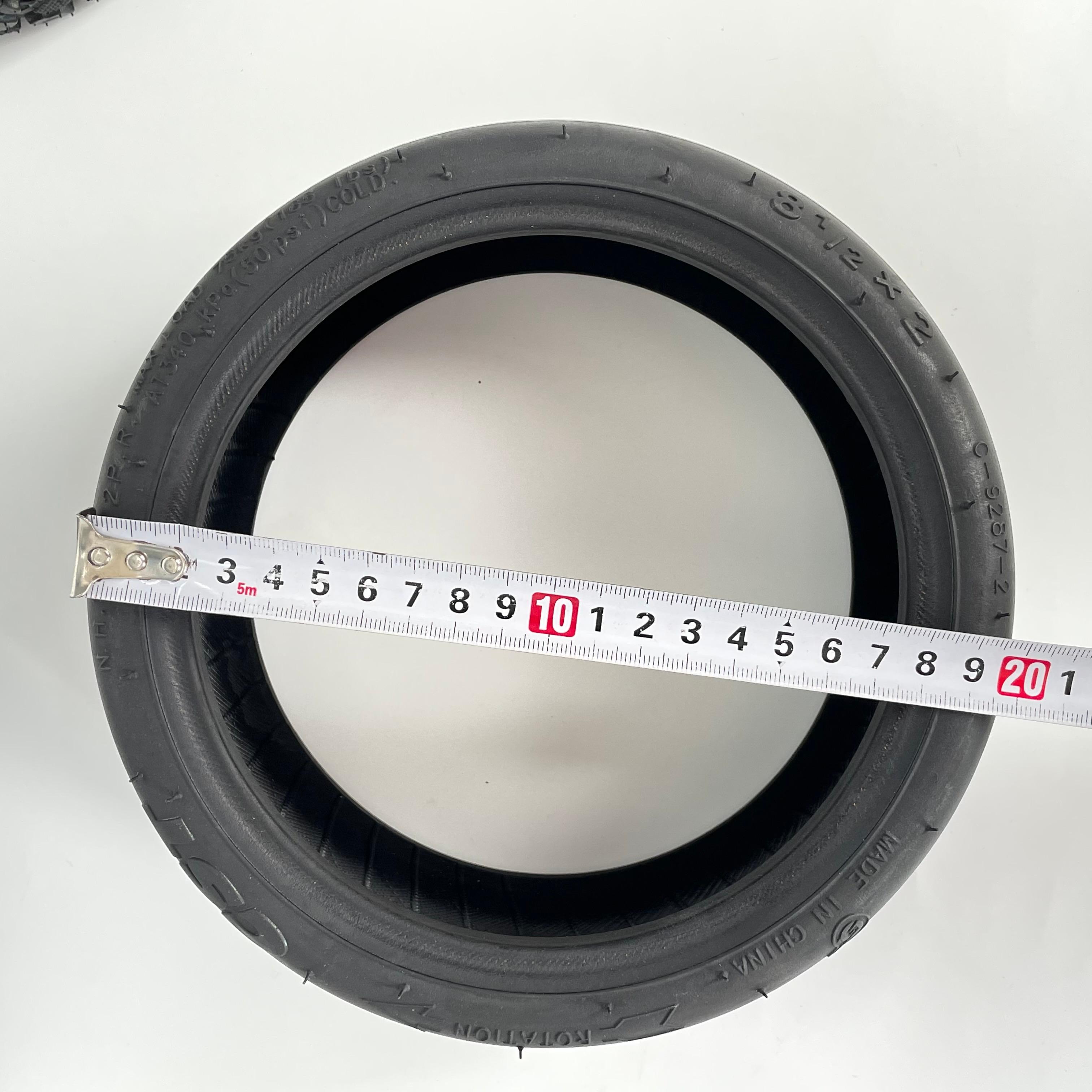 Xe tay ga điện ngoài đường lốp xe thành phố 8,5 "cho Xiaomi M365 1S Pro Kick Scooter Skateboard Camera khí nén Charmer lốp xe nóng Color: 2 pcs inner tube