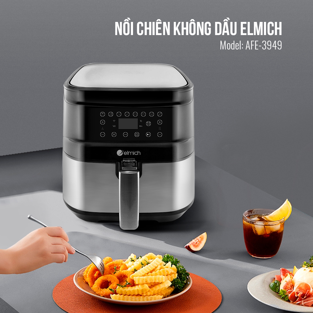 Nồi chiên không dầu Elmich AFE-3949 - Hàng Chính Hãng