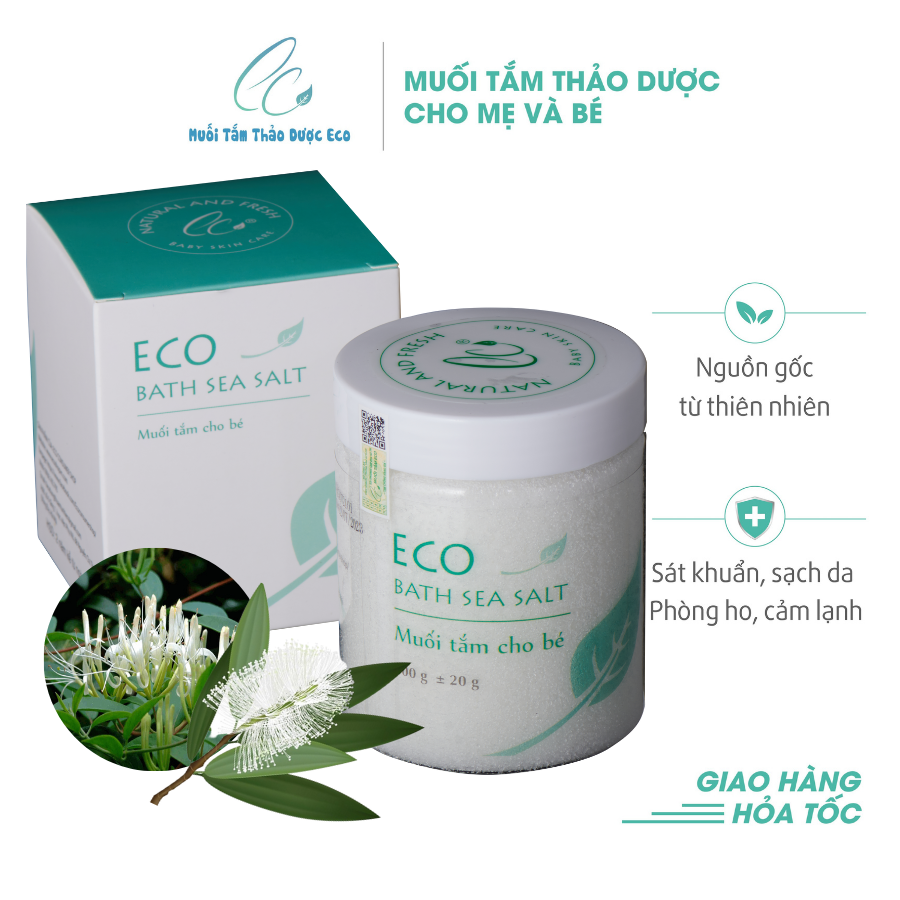 Muối Tắm Bé Sinh Dược Eco 400g