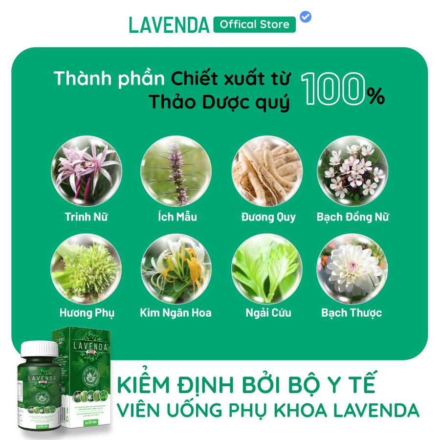 Combo bộ 3 sản phẩm Lavenda xịt, rửa, Lavenda Plus kết hợp Hỗ trợ điều trị hiệu quả các bệnh Phụ khoa, nhanh chóng cải thiện mọi vấn đề liên quan đến phụ khoa, đem lại sức khỏe và hạnh phúc cho người dùng