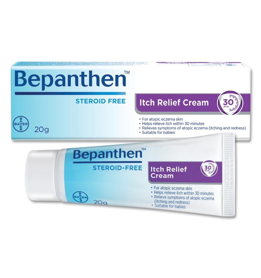 [CHÍNH HÃNG] Kem Dịu Da Do Ngứa, Viêm Da Cơ Địa, Dị Ứng Bepanthen Itch Relief Cream 20g Dùng Cho Người Lớn Và Trẻ Em