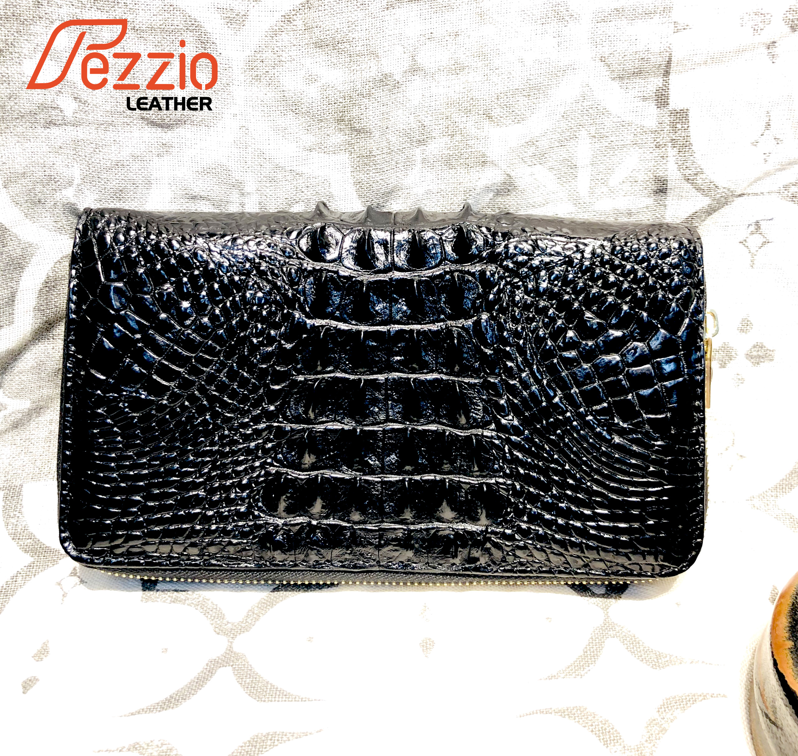 CLUTCH CẦM TAY DA CÁ SẤU FEZZIO NAM NỮ CAO CẤP