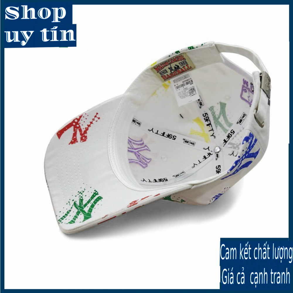 Freeship - MŨ/NÓN KẾT LƯỠI TRAI N.Y THỜI TRANG NAM NỮ CAO CẤP - màu đen cá tính / màu trắng dễ thương