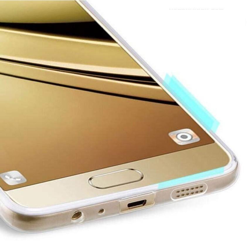 Ốp lưng dẻo silicon trong suốt dành cho Samsung Galaxy C9 Pro