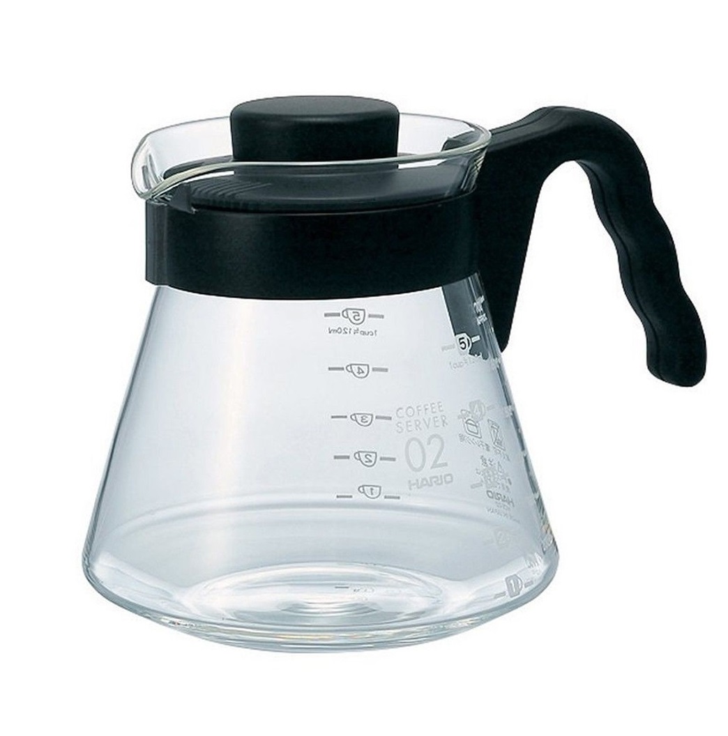 Bình Nước Thủy Tinh Phục Vụ Cà Phê Hario V60 Coffee Server 450ml, VCS-01B