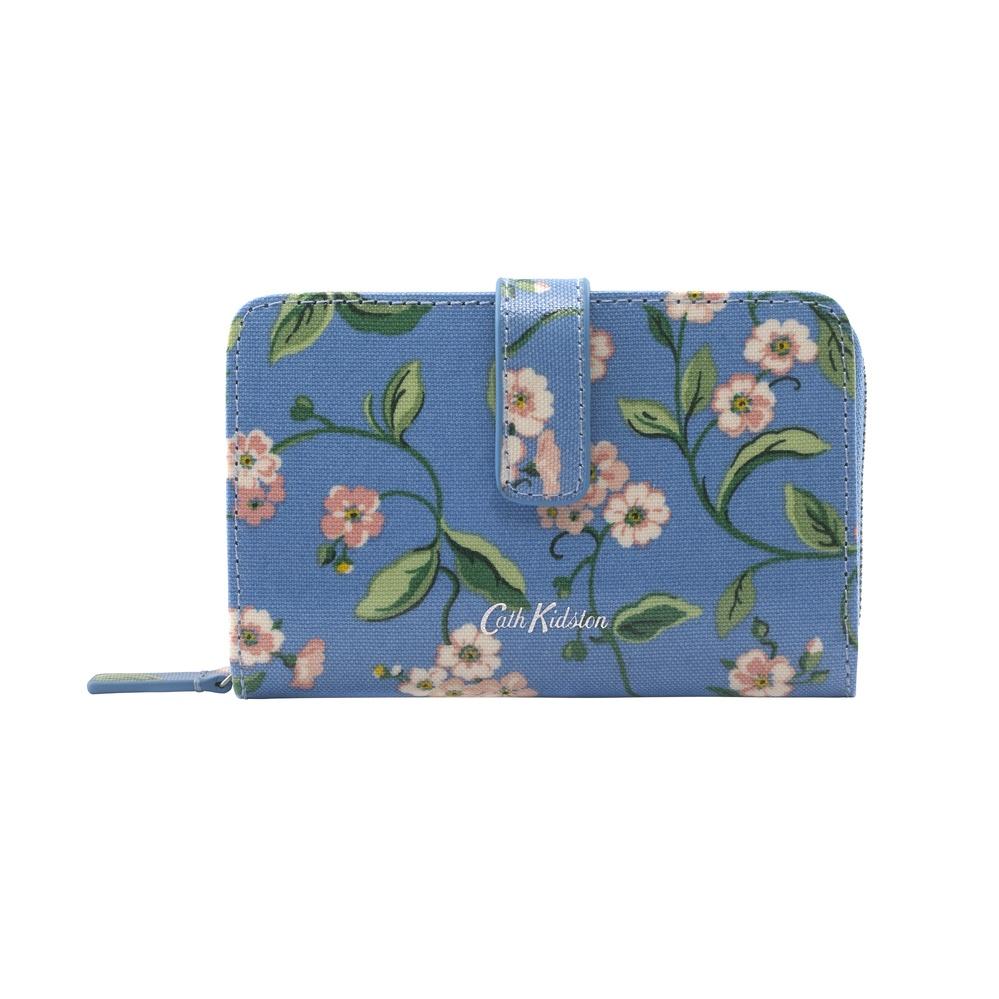 Cath Kidston - Ví cầm tay Folded Zip Wallet Forget Me Not - 1009972 - Mid Blue