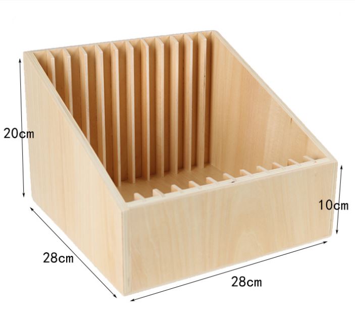 Tủ đựng 12 khung cài áo Montessori