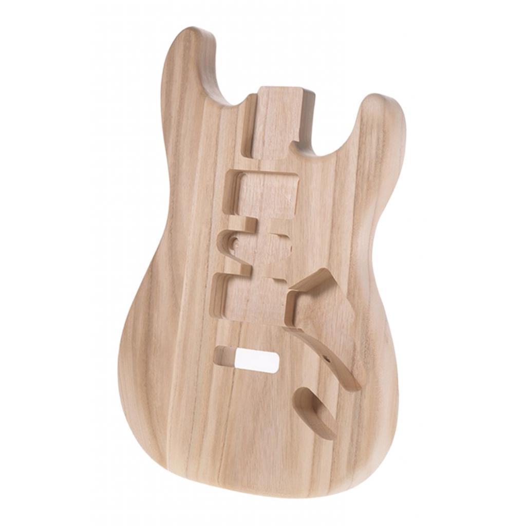 Barrel Body DIY Handcraft Unfinished Guitar ST Electric Guitar