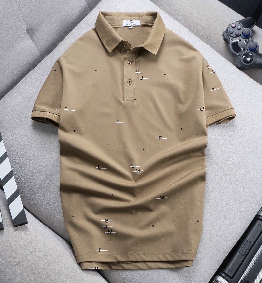 Áo thun polo nam, áo thun cá sấu nam hoạ tiết có cổ bẻ trẻ trung niên big size 3xl CB17