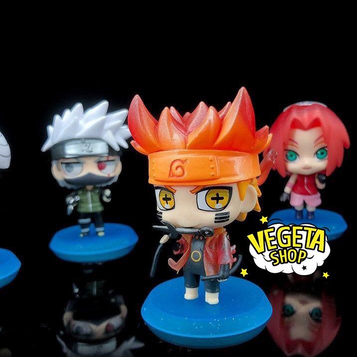 Mô hình Naruto - 6 mẫu tùy chọn: Kakashi Uchiha Sasuke Sakura Naruto lục đạo Uchiha Obito Uchiha Itachi - Cao 7cm