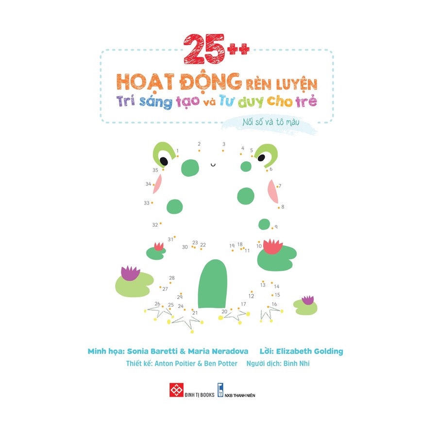 25++ Hoạt Động Rèn Luyện Trí Sáng Tạo Và Tư Duy Cho Trẻ - Nối Số Và Tô Màu