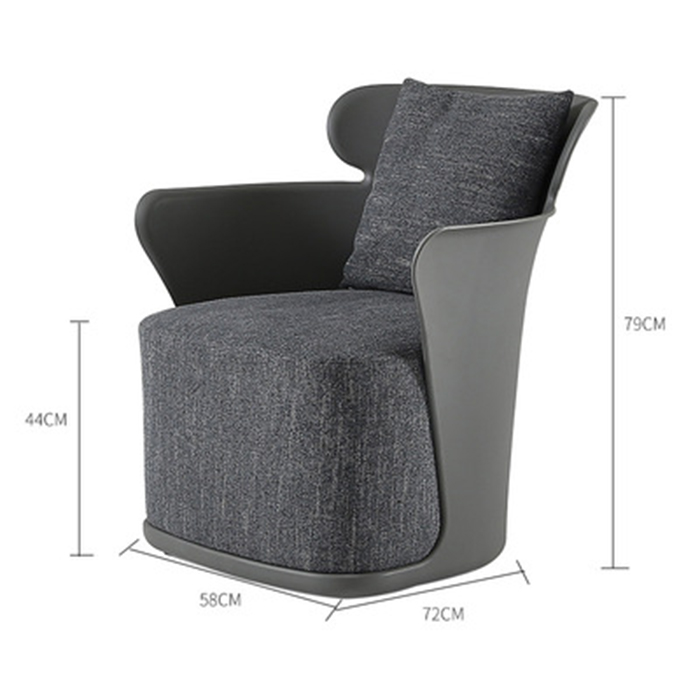 Ghế Sofa Thư Giãn hiện đại Bọc Nỉ Full Bộ Tối Giản cao cấp - Ghế Thư Giãn đa năng tiện lợi kèm đôn bền đẹp BGN027 Giao màu ngẫu nhiên