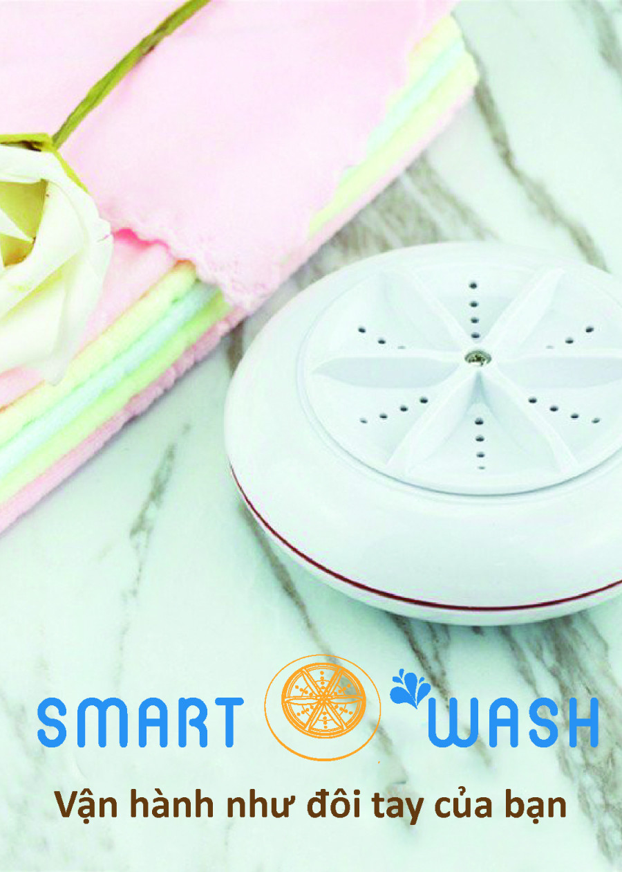 Máy giặt thông minh mini Smart Wash tiện lợi mang theo du lịch - Hàng nhập khẩu