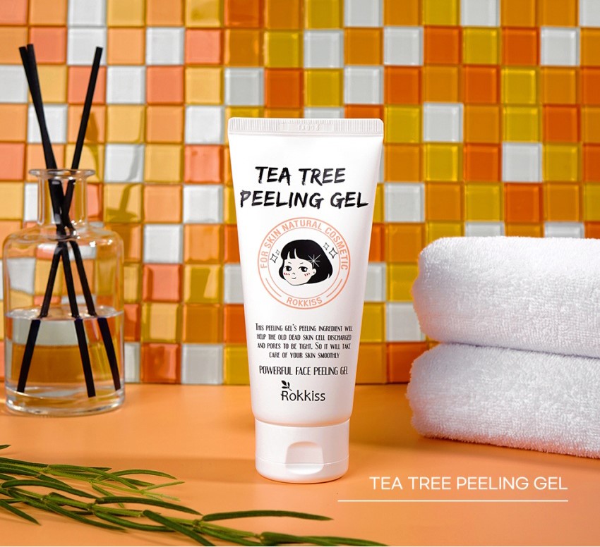 Gel tẩy tế bào chết chiết xuất tràm trà ROKKISS TEA TREE PEELING GEL 120ml