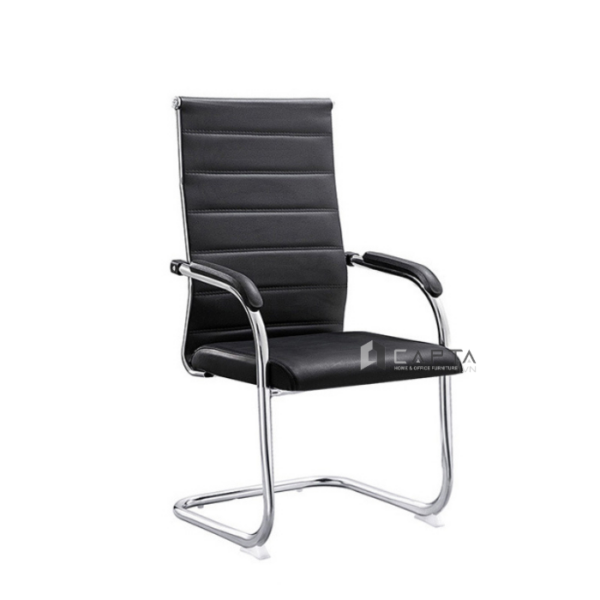 Ghế văn phòng chân quỳ CH4603-P Nội thất Capta Ghế phòng họp lưng cao khung thép chân cố định tại hcm