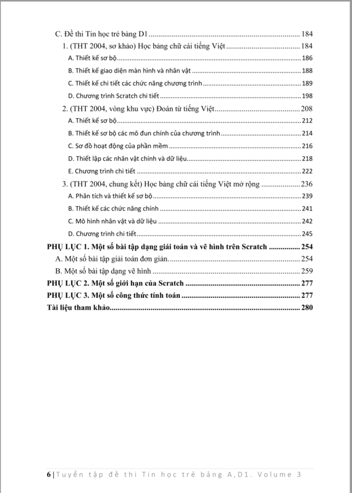 Tuyển tập đề thi Tin học trẻ Bảng A, D1. Volume 3
