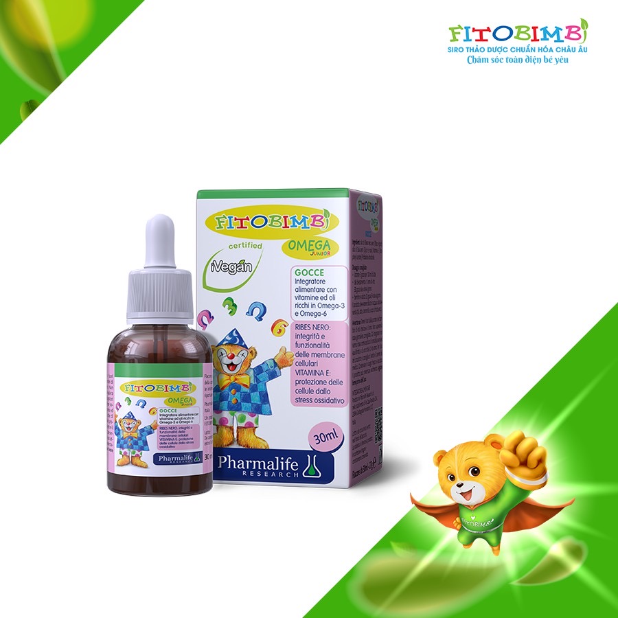 Fitobimbi Omega Junior 30ml Kèm Quà Tặng