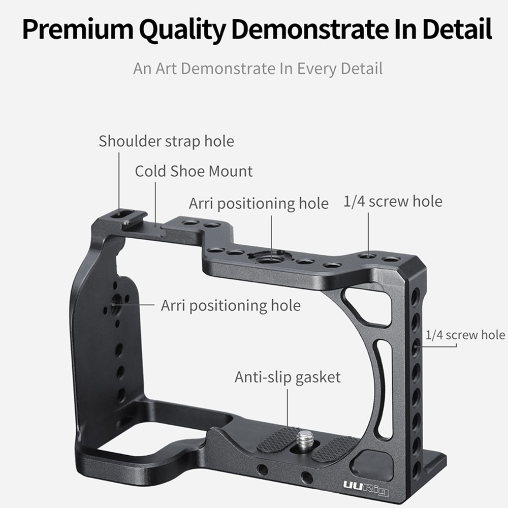 Khung máy ảnh | Cage Ulanzi UURig C-A6600 for Sony A6600 - Hàng Chính Hãng