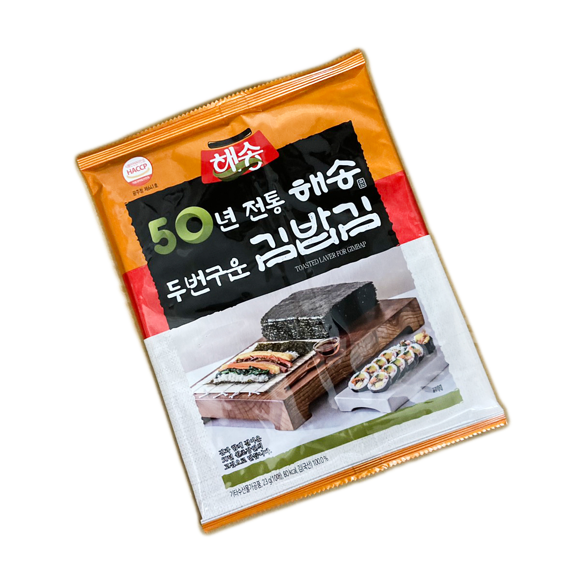 Lá Kim Cuốn Kimbap Haesong Hàn Quốc Gói 23 Gram (10 Lá)